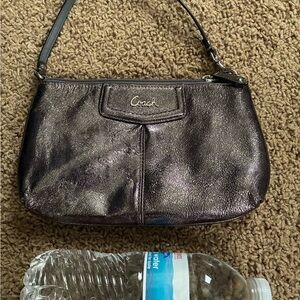 Coach Shimmering Dark Wristlet